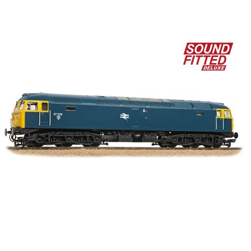 Bachmann Branchline 35-411BSFX Class 47/0 47238 BR Blue Dcc Sound Deluxe (OO Gauge) Free Postage