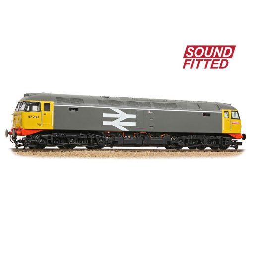 Bachmann Branchline 35-416SF Class 47/0 47280 BR Railfreight Grey Dcc Sound (OO Gauge) Free Postage