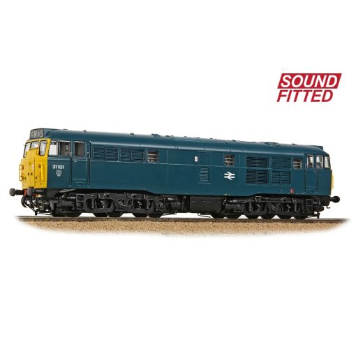 Bachmann Branchline 35-804SF Class 31/1 31101 BR Blue Dcc Sound (OO Gauge) Free Postage