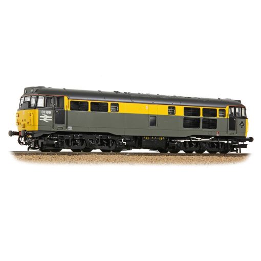 Bachmann Branchline 35-822 Class 31/1 Refurbished 31188 BR Engineers Grey & Yellow Dcc Ready 22 Pin Socket (OO Gauge) Free Postage