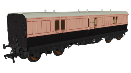 Rapido Trains 978106 LSWR ‘Evolution’ Non-Corridor Full Brake No.268  (OO Gauge)