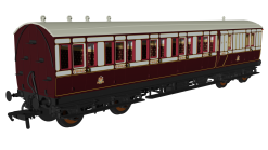 Rapido Trains 978108 Caledonian ‘Evolution’ Non-Corridor Brake Third No.654 (OO Gauge)