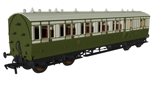Rapido Trains 978114 Highland ‘Evolution’ Non-Corridor Brake Third No.9 (OO Gauge)