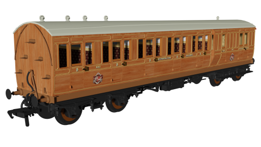 Rapido Trains 978120 Metropolitan ‘Evolution’ Non-Corridor Brake Third No.632 (OO Gauge)