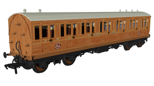 Rapido Trains 978122 Metropolitan ‘Evolution’ Non-Corridor Composite No.608 (OO Gauge)