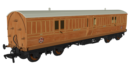 Rapido Trains 978124 Metropolitan ‘Evolution’ Non-Corridor Full Brake No.650 (OO Gauge)