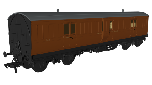 Rapido Trains 978130 London Transport Evolution’ Non-Corridor Full Brake No.9651 (OO Gauge)