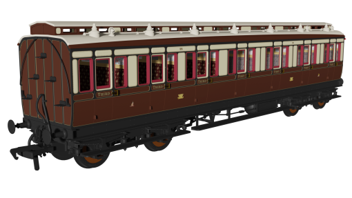 Rapido Trains 978134 GWR (pre-1904) ‘Evolution’ Non-Corridor Composite No.56 (OO Gauge)