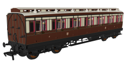 Rapido Trains 978135 GWR (pre-1904) ‘Evolution’ Non-Corridor First No.14 (OO Gauge)