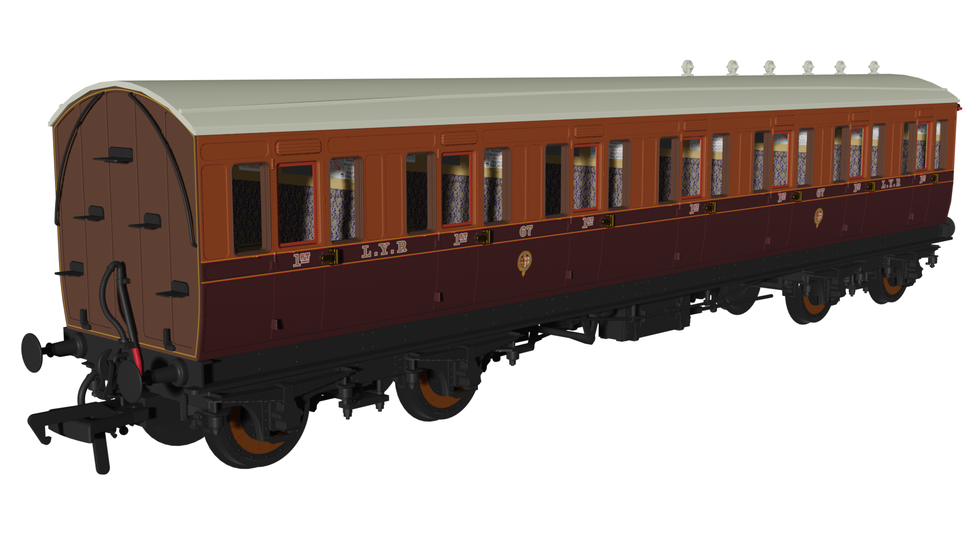 Rapido Trains 978141 L&Y ‘Evolution’ Non-Corridor First No.67 (OO Gauge)