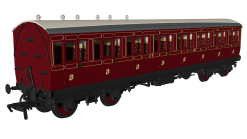 Rapido Trains 978145 GER ‘Evolution’ Non-Corridor Third No.68 (OO Gauge)