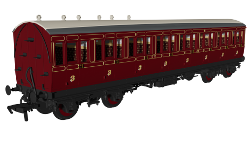 Rapido Trains 978145 GER ‘Evolution’ Non-Corridor Third No.68 (OO Gauge)