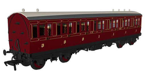 Rapido Trains 978146 GER ‘Evolution’ Non-Corridor Composite No.840 (OO Gauge)