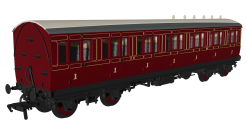 Rapido Trains 978147 GER ‘Evolution’ Non-Corridor First No.88 (OO Gauge)