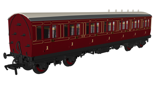Rapido Trains 978147 GER ‘Evolution’ Non-Corridor First No.88 (OO Gauge)