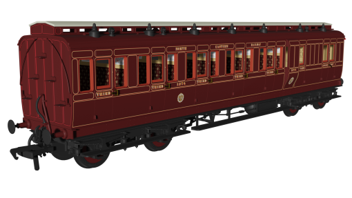 Rapido Trains 978150 NER ‘Evolution’ Non-Corridor Brake Third No.1374 (OO Gauge)