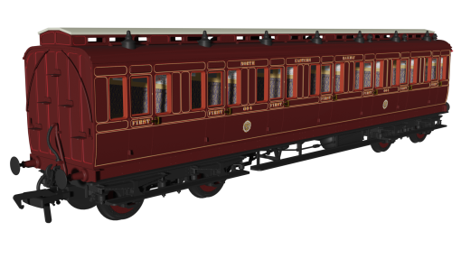 Rapido Trains 978153 NER ‘Evolution’ Non-Corridor First No.604 (OO Gauge)
