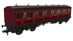 Rapido Trains 978159 LMS Period 1 ‘Evolution’ Non-Corridor First No.2591 (OO Gauge)