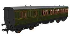 Rapido Trains 978214 SR Olive ‘Evolution’ Non-Corridor Carriage Brake Third No.2724 (OO Gauge)