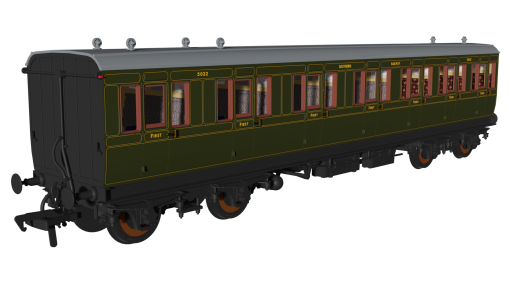 Rapido Trains 978216 SR Olive ‘Evolution’ Non-Corridor Composite No.5022 (OO Gauge)