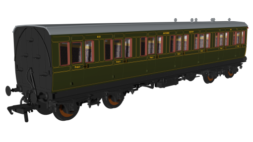 Rapido Trains 978217 SR Olive ‘Evolution’ Non-Corridor First No.601 (OO Gauge)