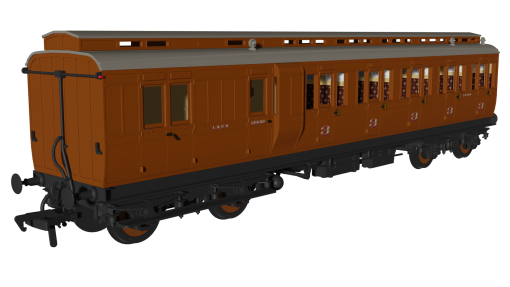Rapido Trains 978220 LNER ‘Evolution’ Non-Corridor Carriage Brake Third No.51799 (OO Gauge)