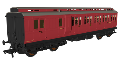Rapido Trains 978226 BR Crimson ‘Evolution’ Non-Corridor Carriage Brake Third No.E51854E (OO Gauge)