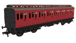 Rapido Trains 978227 BR Crimson ‘Evolution’ Non-Corridor Third No.E52291E (OO Gauge)