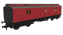 Rapido Trains 978230 BR Crimson ‘Evolution’ Non-Corridor Full Brake No.E51065E (OO Gauge)