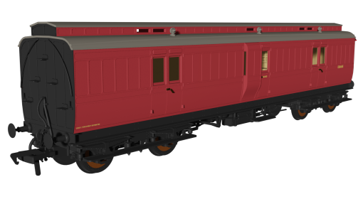 Rapido Trains 978230 BR Crimson ‘Evolution’ Non-Corridor Full Brake No.E51065E (OO Gauge)