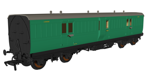 Rapido Trains 978236 BR Malachite ‘Evolution’ Non-Corridor Full Brake No.S9995 (OO Gauge)