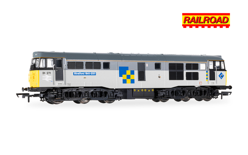 Hornby R30439TXS RailRoad - TLF Construction - Class 31 - 31271 'Stratford' (DCC Sound Fitted) (OO Gauge)
