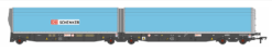 Revolution Trains RT-N-WIA-203A 5 Car Arbel WIA Car Carrier With DB Schenker Branding (N Gauge) Free Postage