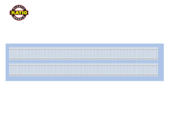 Ratio 244 GWR Straight Station Fencing (N Gauge)