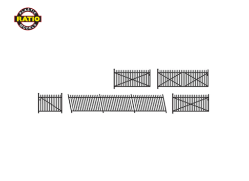 Ratio 246 GWR Spear Fencing, Ramps and Gates (N Gauge)