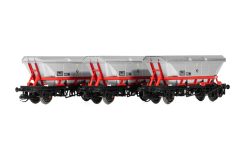 Hornby TT6036 EWS HFA - Hopper Wagon with Canopy - Triple Pack (TT:120 Gauge)