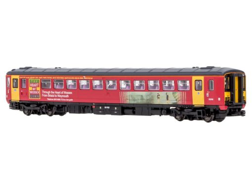 Dapol 2D-020-006 Class 153 153318 Wessex Trains Pink Dcc Ready Next 18 Socket (N Gauge)