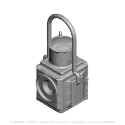 Modelu 2075-076 GWR BR (W) Loco Lamps x 5 with clear lenses (OO Gauge)