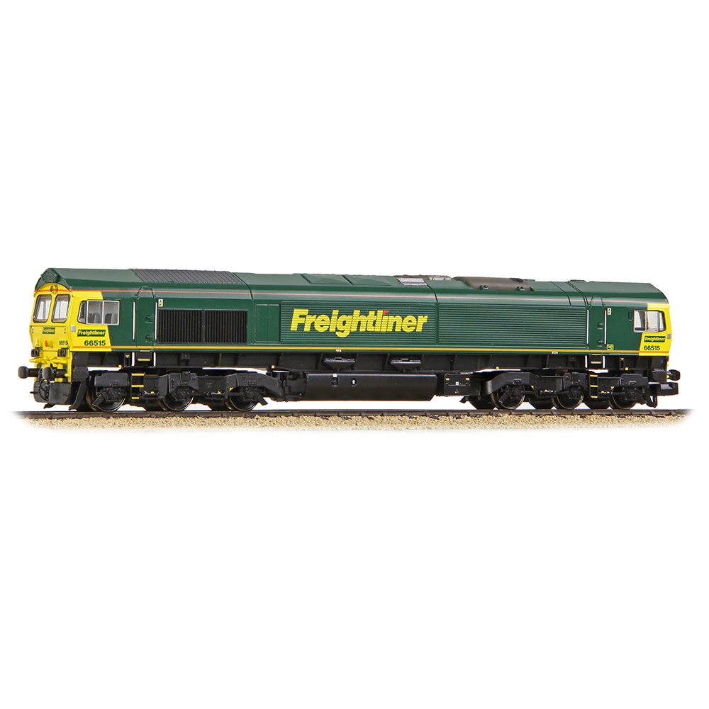 Graham Farish 371-385A Class 66/5 66515 Freightliner Green Dcc Ready 6 Pin (N Gauge) Free Postage