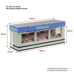Alternative view of Bachmann Branchline 44-1021 Newsagent Platform Kiosk - Blue
