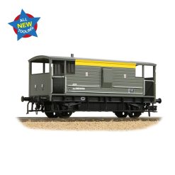 Bachmann Branchline 38-979 LMS 20T Brake Van BR Engineers Grey & Yellow (OO Gauge)