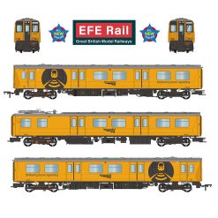 EFE Rail E81009 Class 313 3-Car EMU 313121 Network Rail Yellow Dcc Ready Plux 22 Socket (OO Gauge) Free Postage