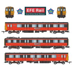 EFE Rail E81010 Class 314 3-Car EMU 314202 BR Strathclyde PTE Orange & Black Dcc Ready Plux 22 Socket (OO Gauge) Free Postage