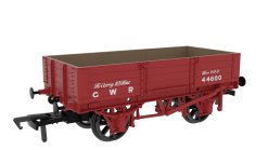 Rapido Trains 925009 GWR Four-Plank Open No.44600 (GWR Red) (OO Gauge)