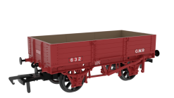 Rapido Trains 925012 GWR Four-Plank Open No.632 (GWR Red) (OO Gauge)
