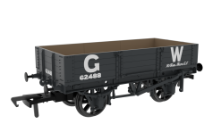 Rapido Trains 925014 GWR Four-Plank Open No.62488 (23″ Numbers) (OO Gauge)