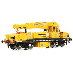 EFE Rail E87108 Plasser 12T YOB Diesel-Hydraulic Crane DRP81515 BR Departmental Yellow (OO Gauge)