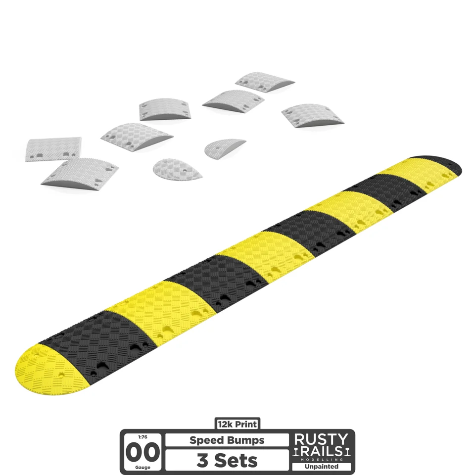 Rusty Rails Modelling RRM022 Speed Bumps Pack of 3 (OO Gauge)