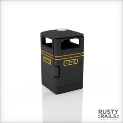Rusty Rails Modelling RRM059 Litter Bins Pack of 6 (OO Gauge)