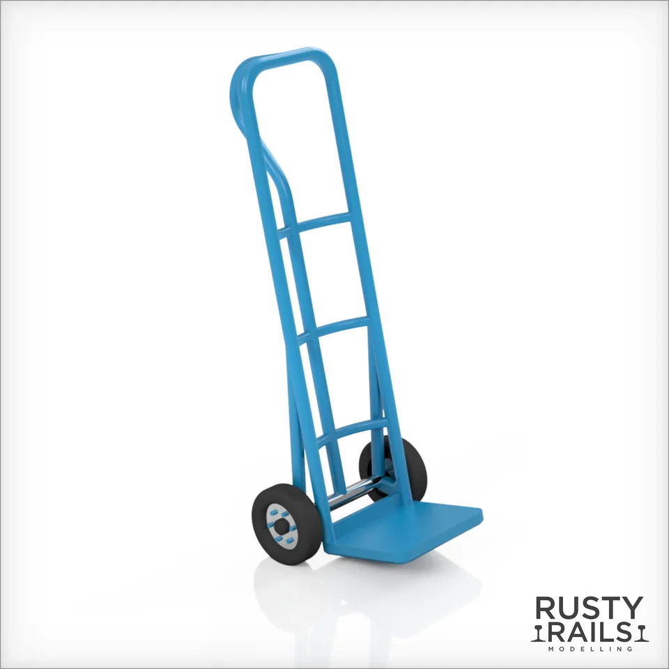 Rusty Rails Modelling RRM073 Hand/Sack Trucks Pack of 6 (OO Gauge)